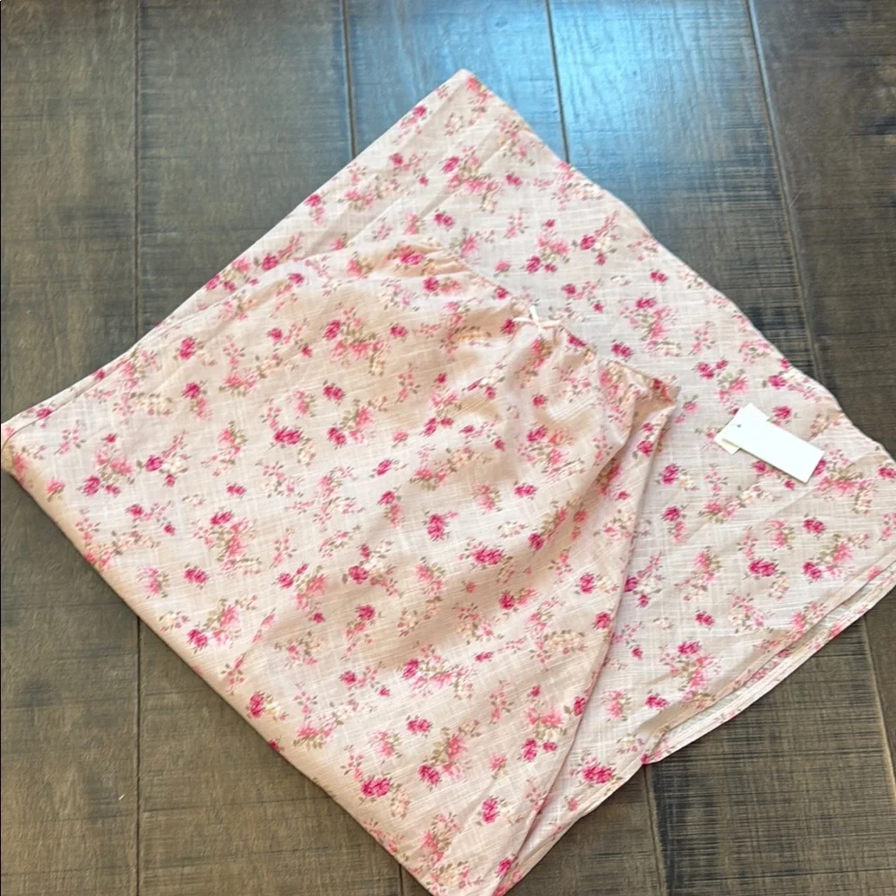 NWT Floral Pink Rose Maxi Skirt size M - Picture 13 of 16